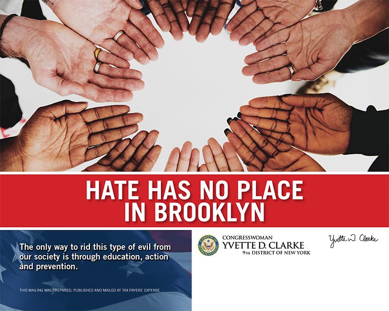 NY09 Anti-Hate Postcard