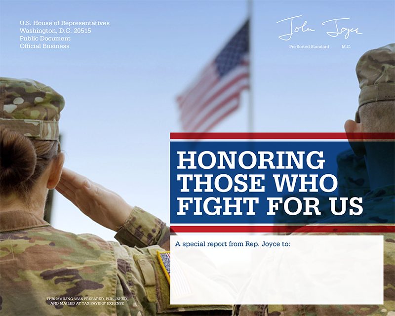 PA13 Veterans Postcard